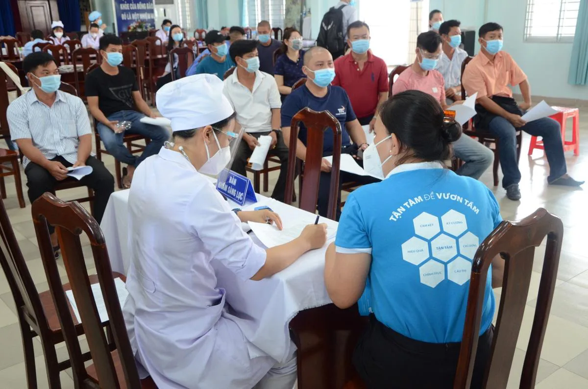 Công ty CP KCN Thành Thành Công đã tổ chức tiêm chủng vaccine ngừa Covid-19 cho toàn bộ CBNV - Công Ty CP Khu Công Nghiệp Thành Thành Công (TTC IZ)