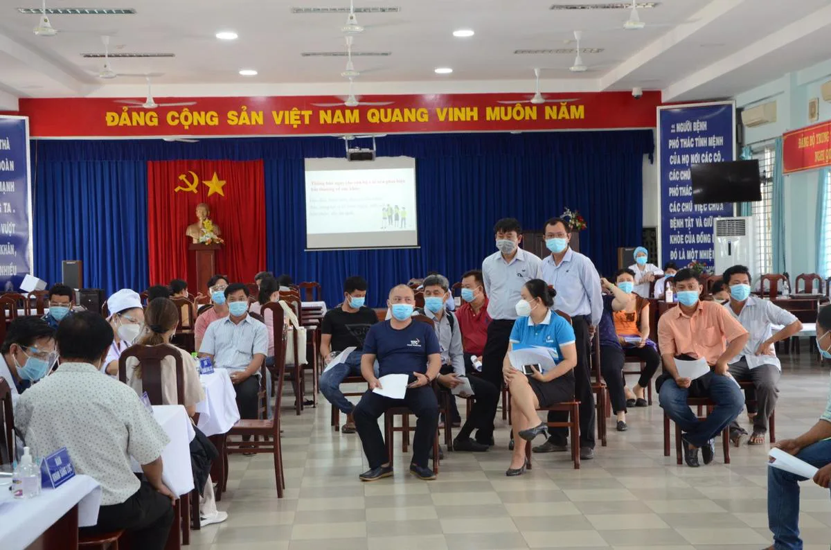 Công ty CP KCN Thành Thành Công đã tổ chức tiêm chủng vaccine ngừa Covid-19 cho toàn bộ CBNV - Công Ty CP Khu Công Nghiệp Thành Thành Công (TTC IZ)