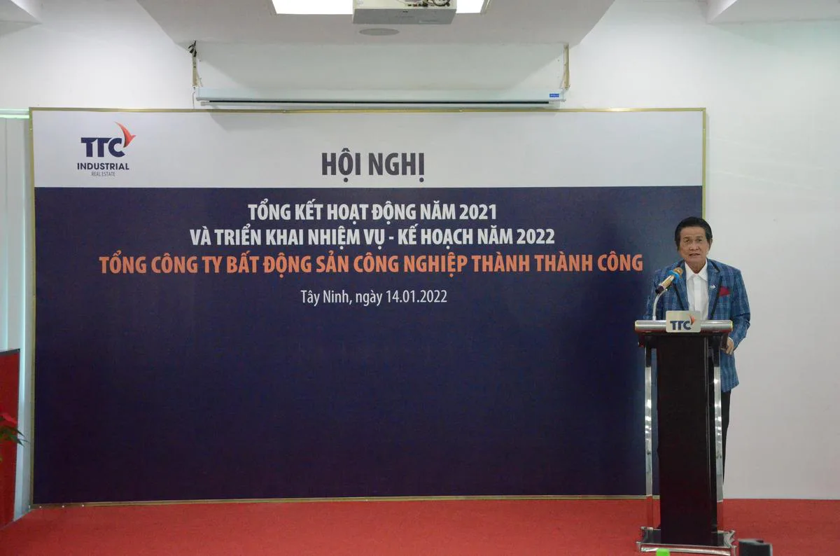 TỔNG CÔNG TY BĐS CÔNG NGHIỆP THÀNH THÀNH CÔNG TỔ CHỨC HỘI NGHỊ TỔNG KẾT HOẠT ĐỘNG NĂM 2021 VÀ TRIỂN KHAI NHIỆM VỤ - KẾ HOẠCH NĂM 2022 - Công Ty CP Khu Công Nghiệp Thành Thành Công (TTC IZ) TỔNG CÔNG TY BĐS CÔNG NGHIỆP THÀNH THÀNH CÔNG TỔ CHỨC HỘI NGHỊ TỔNG KẾT HOẠT ĐỘNG NĂM 2021 VÀ TRIỂN KHAI NHIỆM VỤ - KẾ HOẠCH NĂM 2022 - Công Ty CP Khu Công Nghiệp Thành Thành Công (TTC IZ)