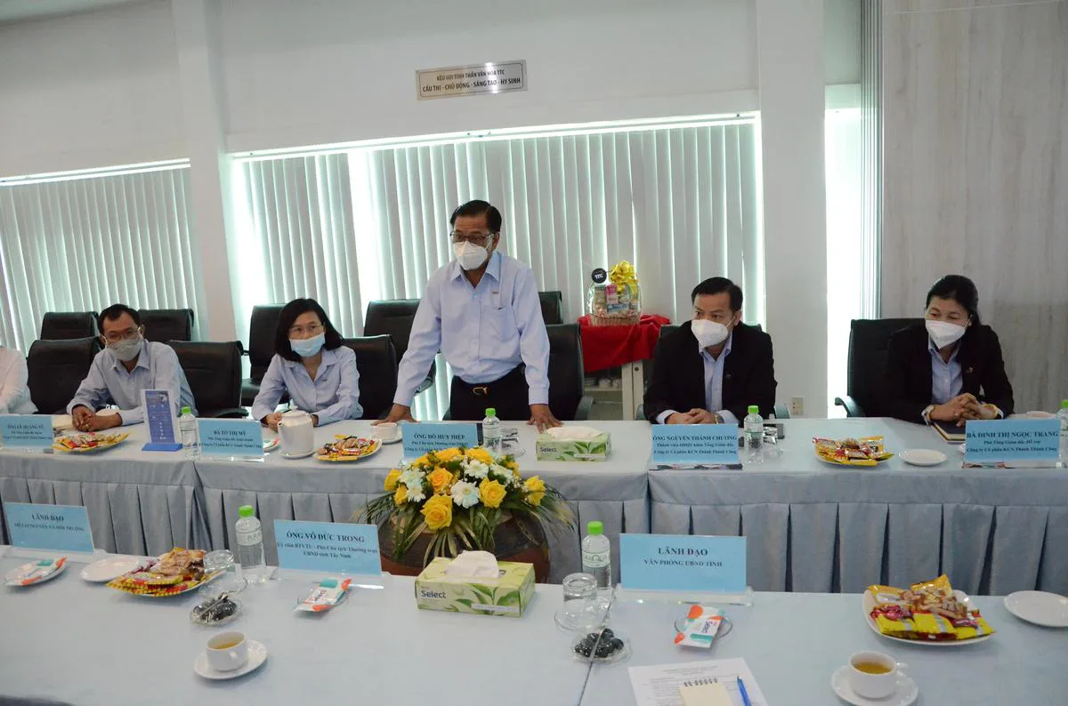 LÃNH ĐẠO TỈNH ỦY - UBND TỈNH - SỞ BAN NGÀNH TỈNH TÂY NINH ĐẾN THĂM VÀ LÀM VIỆC TẠI KHU CÔNG NGHIỆP THÀNH THÀNH CÔNG - Công Ty CP Khu Công Nghiệp Thành Thành Công (TTC IZ) LÃNH ĐẠO TỈNH ỦY - UBND TỈNH - SỞ BAN NGÀNH TỈNH TÂY NINH ĐẾN THĂM VÀ LÀM VIỆC TẠI KHU CÔNG NGHIỆP THÀNH THÀNH CÔNG - Công Ty CP Khu Công Nghiệp Thành Thành Công (TTC IZ)
