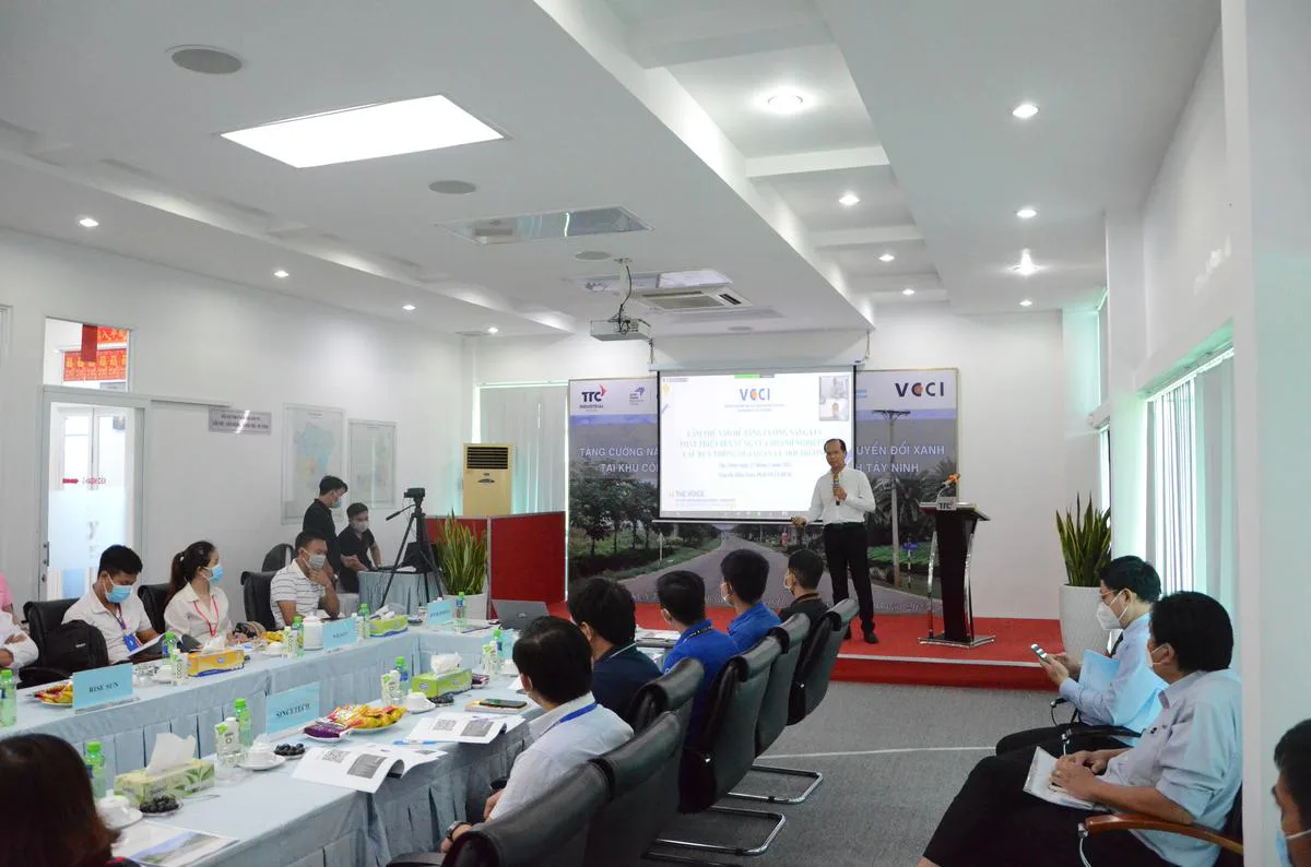 Hội thảo với chủ đề “TĂNG CƯỜNG NĂNG LỰC QUẢN LÝ MÔI TRƯỜNG VÀ CHUYỂN ĐỔI XANH TẠI KHU CÔNG NGHIỆP THÀNH THÀNH CÔNG - TỈNH TÂY NINH” - Công Ty CP Khu Công Nghiệp Thành Thành Công (TTC IZ) Hội thảo với chủ đề “TĂNG CƯỜNG NĂNG LỰC QUẢN LÝ MÔI TRƯỜNG VÀ CHUYỂN ĐỔI XANH TẠI KHU CÔNG NGHIỆP THÀNH THÀNH CÔNG - TỈNH TÂY NINH” - Công Ty CP Khu Công Nghiệp Thành Thành Công (TTC IZ)