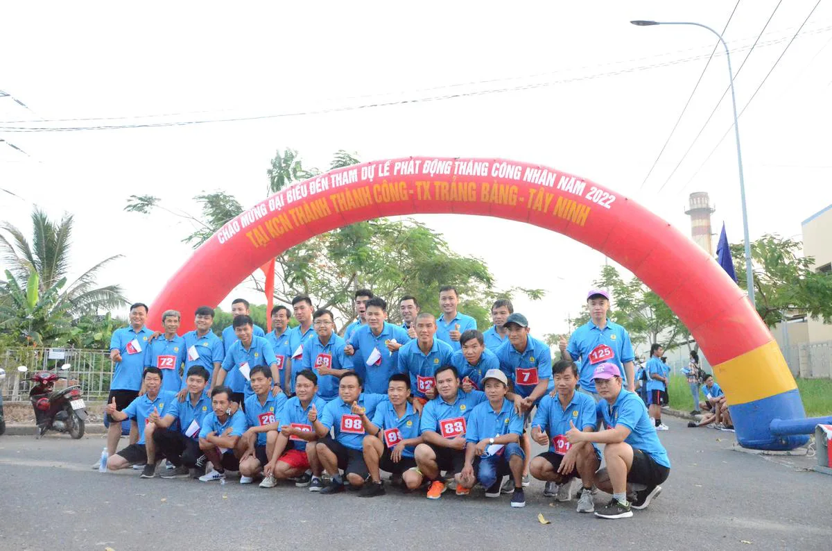 Tổng Công ty Bất động sản Công nghiệp Thành Thành Công đã tham gia giải Việt dã hưởng ứng Tháng Công nhân năm 2022 do Ban thường vụ Công đoàn Khu kinh tế tổ chức. - Công Ty CP Khu Công Nghiệp Thành Thành Công (TTC IZ)