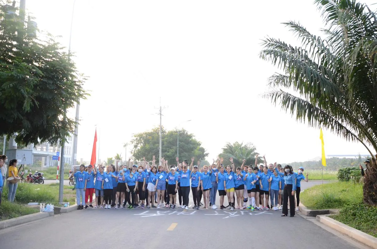 Tổng Công ty Bất động sản Công nghiệp Thành Thành Công đã tham gia giải Việt dã hưởng ứng Tháng Công nhân năm 2022 do Ban thường vụ Công đoàn Khu kinh tế tổ chức. - Công Ty CP Khu Công Nghiệp Thành Thành Công (TTC IZ)