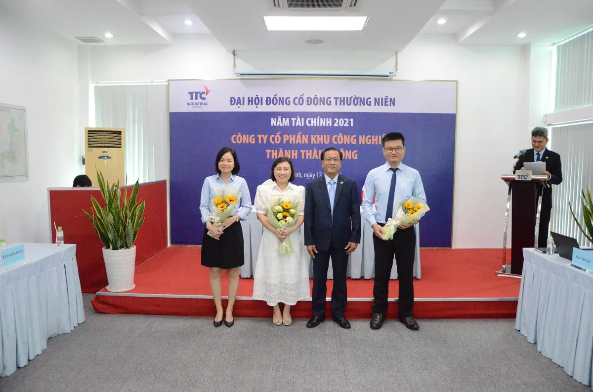CÔNG TY CỔ PHẦN KHU CÔNG NGHIỆP THÀNH THÀNH CÔNG TỔ CHỨC ĐẠI HỘI CỔ ĐÔNG THƯỜNG NIÊN NĂM TÀI CHÍNH 2021 - Công Ty CP Khu Công Nghiệp Thành Thành Công (TTC IZ)