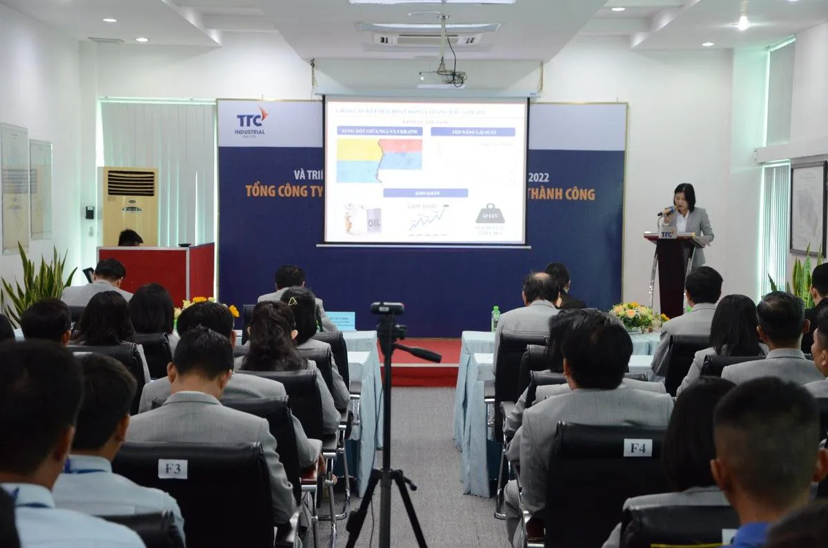 Hội nghị Sơ kết hoạt động 6 tháng đầu năm và triển khai kế hoạch hoạt động 6 tháng cuối năm 2022. - Công Ty CP Khu Công Nghiệp Thành Thành Công (TTC IZ) Hội nghị Sơ kết hoạt động 6 tháng đầu năm và triển khai kế hoạch hoạt động 6 tháng cuối năm 2022. - Công Ty CP Khu Công Nghiệp Thành Thành Công (TTC IZ)
