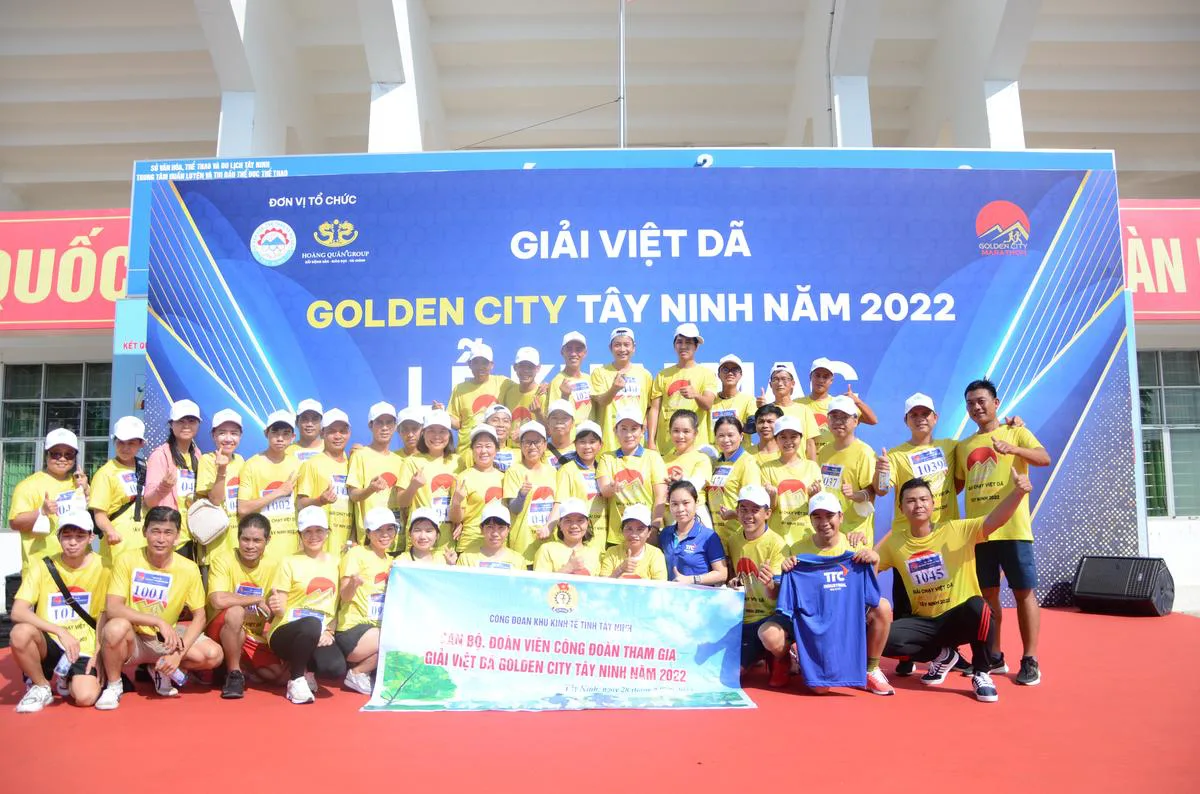 Tổng Công ty Bất động sản Công nghiệp Thành Thành Công tham gia Giải Việt dã Golden City Tây Ninh năm 2022. - Công Ty CP Khu Công Nghiệp Thành Thành Công (TTC IZ)