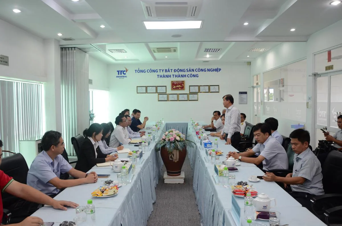 Lãnh đạo Tỉnh ủy – UBND – Sở Ban Ngành tỉnh Tây Ninh đến thăm và làm việc nhân ngày Doanh Nhân Việt Nam 13.10 tại Khu công nghiệp Thành Thành Công - Công Ty CP Khu Công Nghiệp Thành Thành Công (TTC IZ)