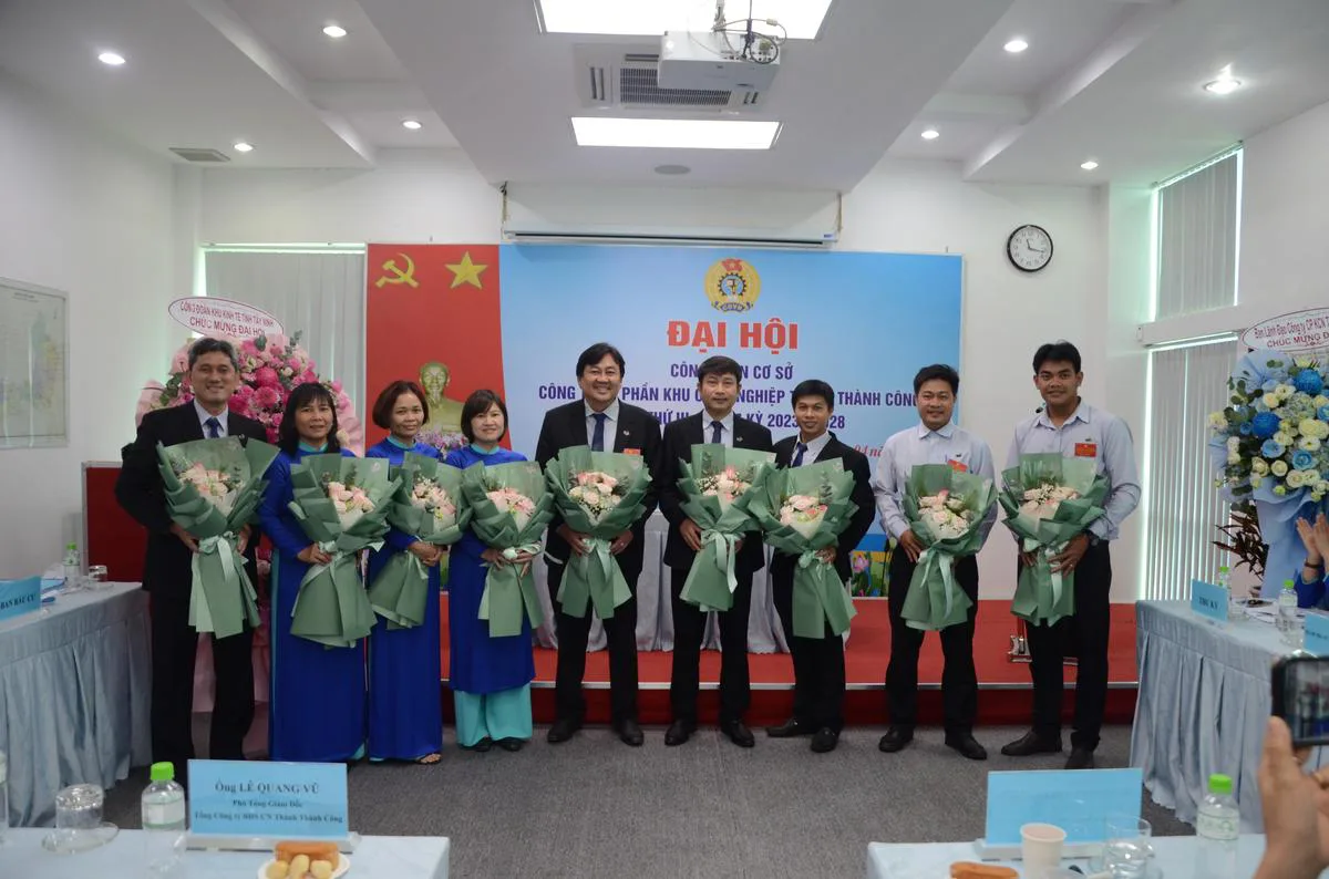 Đại hội Công đoàn cơ sở Công ty Cổ phần Khu Công nghiệp Thành Thành Công lần III, nhiệm kỳ 2023 - 2028 - Công Ty CP Khu Công Nghiệp Thành Thành Công (TTC IZ)