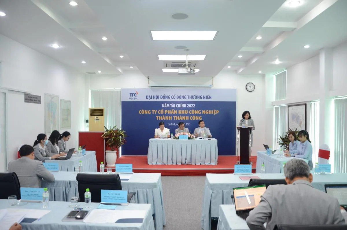 Đại Hội Đồng Cổ Đông thường niên năm tài chính năm 2022 - Công Ty CP Khu Công Nghiệp Thành Thành Công (TTC IZ)