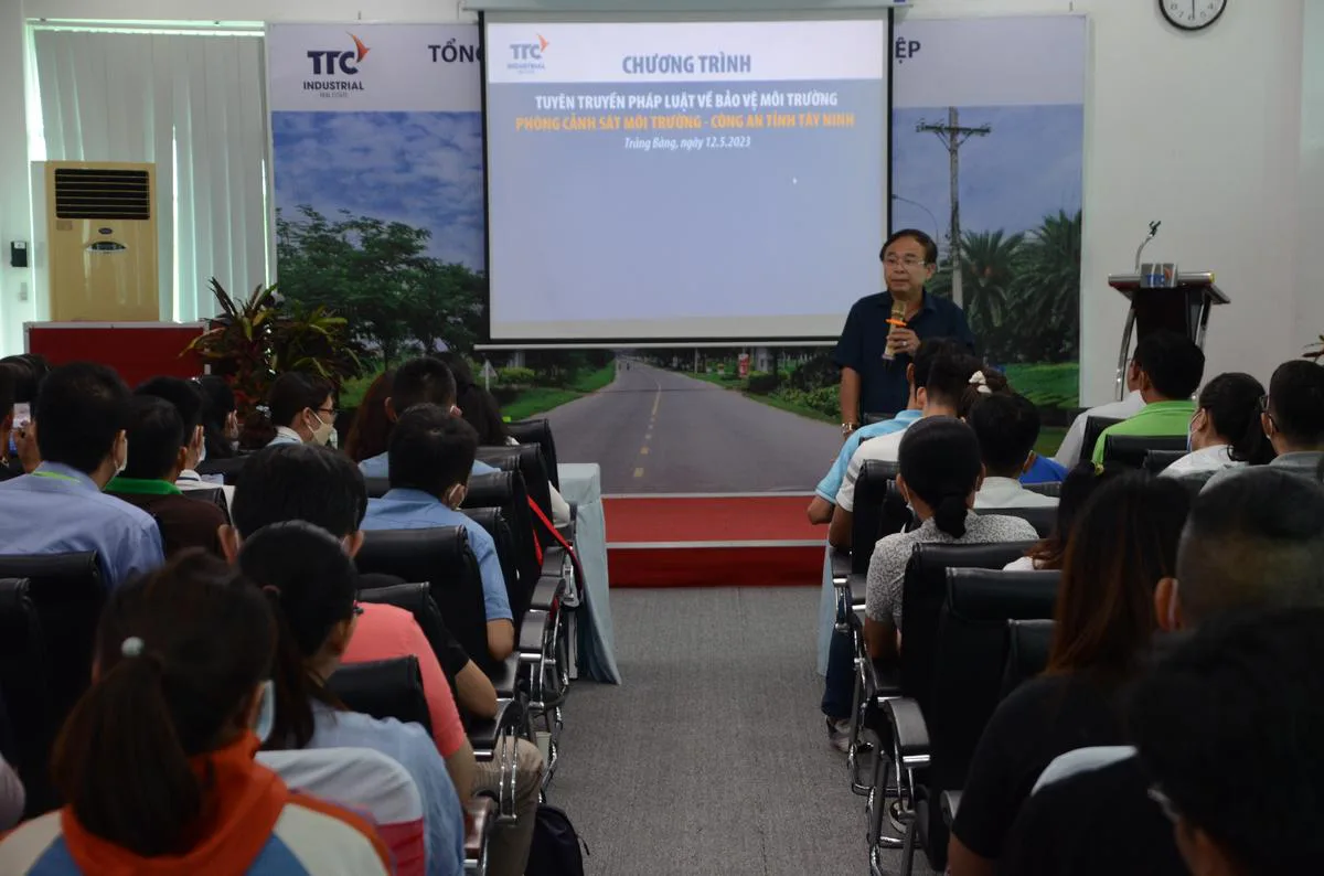 Tuyên truyền pháp luật về bảo vệ môi trường - Công Ty CP Khu Công Nghiệp Thành Thành Công (TTC IZ) Tuyên truyền pháp luật về bảo vệ môi trường - Công Ty CP Khu Công Nghiệp Thành Thành Công (TTC IZ)