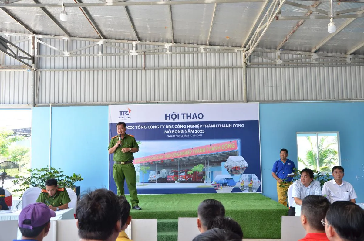 HỘI THAO PCCC TCT BĐS CÔNG NGHIỆP THÀNH THÀNH CÔNG MỞ RỘNG NĂM 2023 - Công Ty CP Khu Công Nghiệp Thành Thành Công (TTC IZ) HỘI THAO PCCC TCT BĐS CÔNG NGHIỆP THÀNH THÀNH CÔNG MỞ RỘNG NĂM 2023 - Công Ty CP Khu Công Nghiệp Thành Thành Công (TTC IZ)