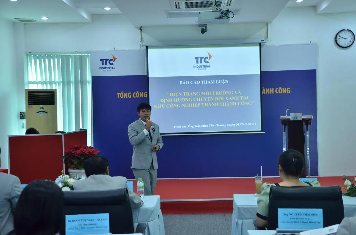 HỘI NGHỊ TỔNG KẾT TTC IR NĂM 2023 VÀ TRIỂN KHAI NHIỆM VỤ NĂM 2024 - Công Ty CP Khu Công Nghiệp Thành Thành Công (TTC IZ) HỘI NGHỊ TỔNG KẾT TTC IR NĂM 2023 VÀ TRIỂN KHAI NHIỆM VỤ NĂM 2024 - Công Ty CP Khu Công Nghiệp Thành Thành Công (TTC IZ)