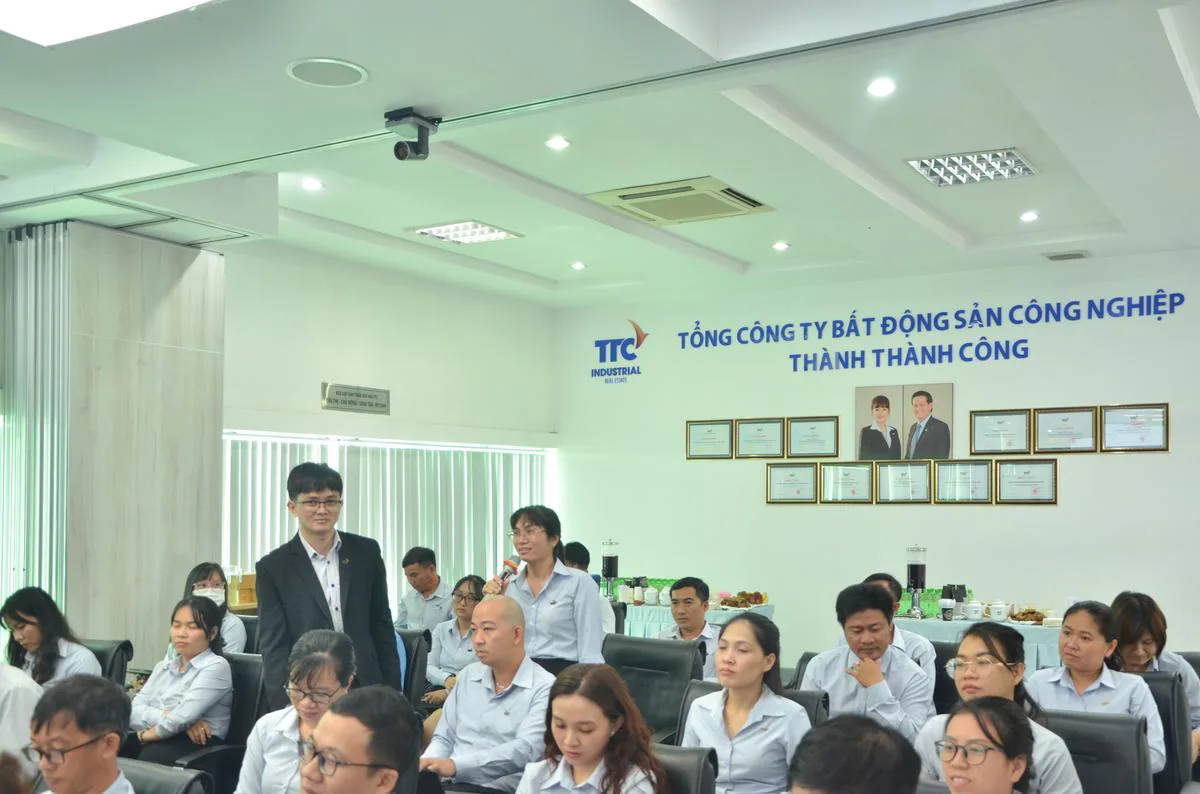 TỔNG CÔNG TY BẤT ĐỘNG SẢN CÔNG NGHIỆP THÀNH THÀNH CÔNG (TTC IR) TỔ CHỨC WORKSHOP “QUẢN TRỊ RỦI RO” - Công Ty CP Khu Công Nghiệp Thành Thành Công (TTC IZ)