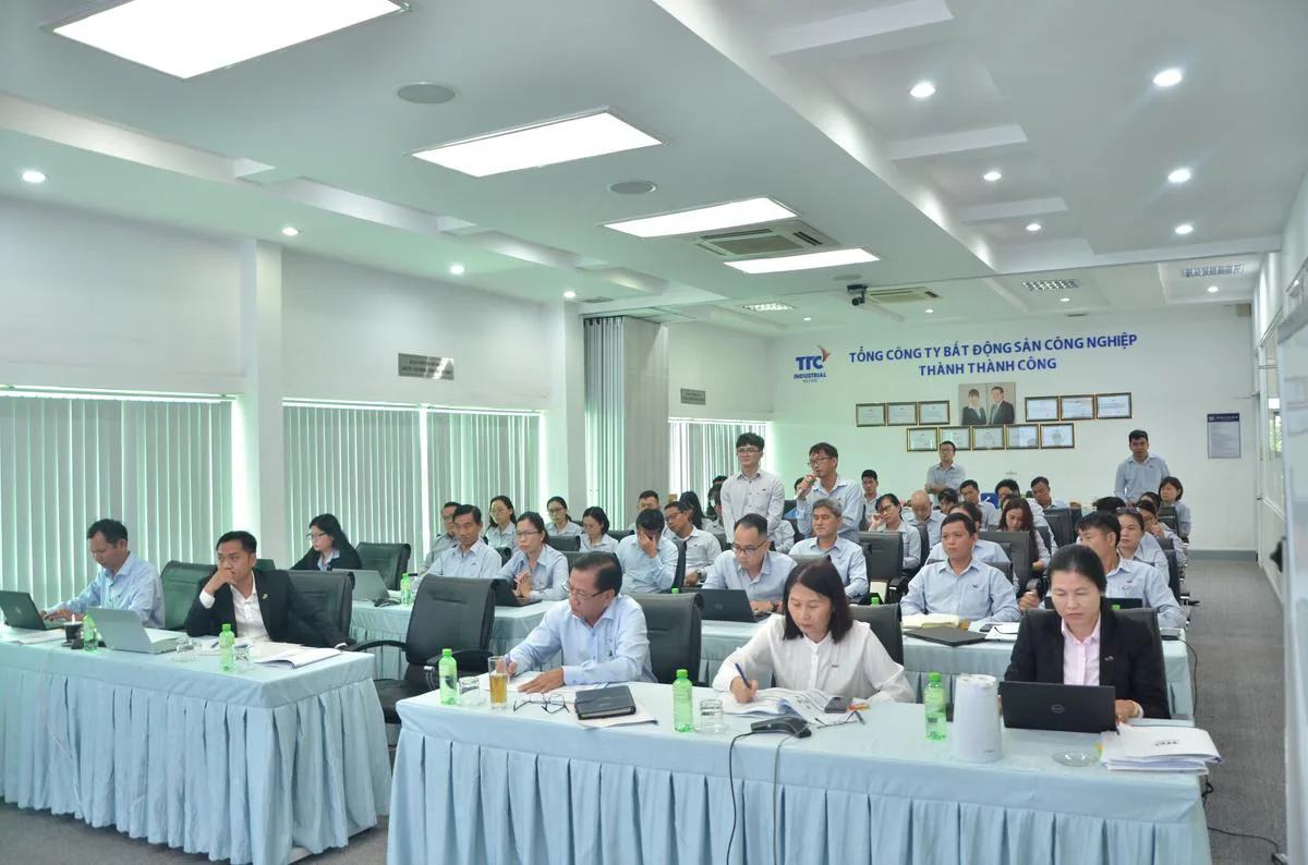 TỔNG CÔNG TY BẤT ĐỘNG SẢN CÔNG NGHIỆP THÀNH THÀNH CÔNG (TTC IR) TỔ CHỨC WORKSHOP “QUẢN TRỊ RỦI RO” - Công Ty CP Khu Công Nghiệp Thành Thành Công (TTC IZ)