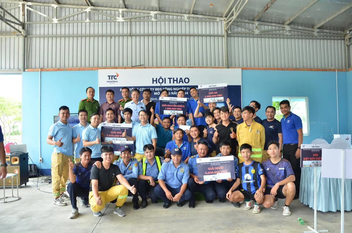HỘI THAO PHÒNG CHÁY CHỮA CHÁY (PCCC) TỔNG CÔNG TY BẤT ĐỘNG SẢN CÔNG NGHIỆP THÀNH THÀNH CÔNG MỞ RỘNG NĂM 2024 - Công Ty CP Khu Công Nghiệp Thành Thành Công (TTC IZ) HỘI THAO PHÒNG CHÁY CHỮA CHÁY (PCCC) TỔNG CÔNG TY BẤT ĐỘNG SẢN CÔNG NGHIỆP THÀNH THÀNH CÔNG MỞ RỘNG NĂM 2024 - Công Ty CP Khu Công Nghiệp Thành Thành Công (TTC IZ)
