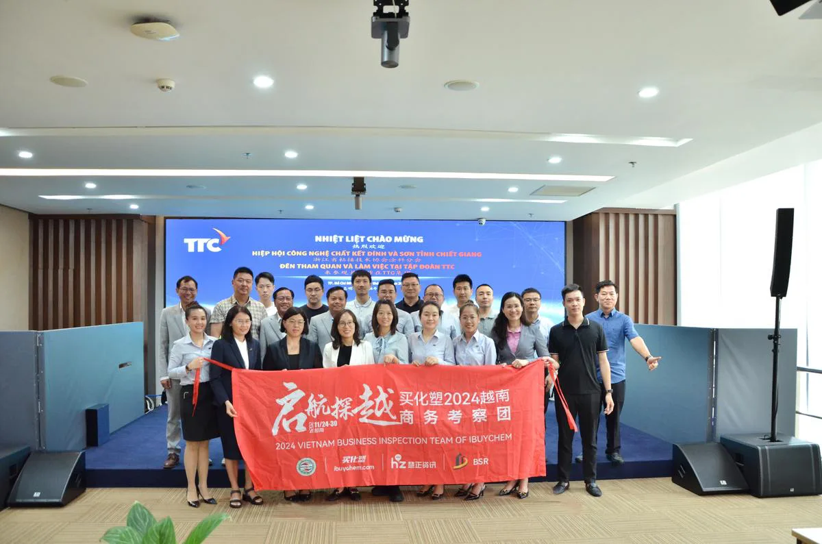 TTC IR ĐÓN TIẾP HIỆP HỘI CÔNG NGHỆ CHẤT KẾT DÍNH VÀ SƠN TỈNH CHIẾT GIANG TẠI THÀNH PHỐ HỒ CHÍ MINH - Công Ty CP Khu Công Nghiệp Thành Thành Công (TTC IZ) TTC IR ĐÓN TIẾP HIỆP HỘI CÔNG NGHỆ CHẤT KẾT DÍNH VÀ SƠN TỈNH CHIẾT GIANG TẠI THÀNH PHỐ HỒ CHÍ MINH - Công Ty CP Khu Công Nghiệp Thành Thành Công (TTC IZ)