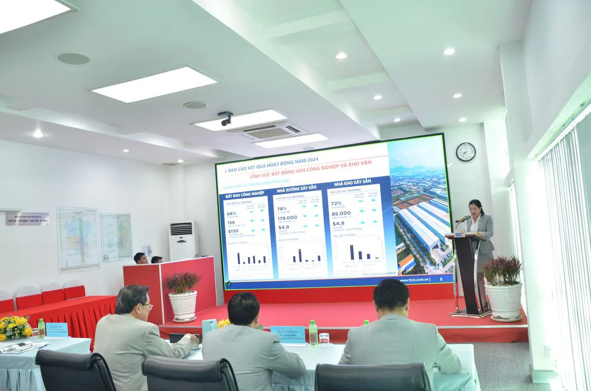 HỘI NGHỊ TỔNG KẾT TTC IR NĂM 2024 VÀ TRIỂN KHAI NHIỆM VỤ NĂM 2025 - Công Ty CP Khu Công Nghiệp Thành Thành Công (TTC IZ) HỘI NGHỊ TỔNG KẾT TTC IR NĂM 2024 VÀ TRIỂN KHAI NHIỆM VỤ NĂM 2025 - Công Ty CP Khu Công Nghiệp Thành Thành Công (TTC IZ)