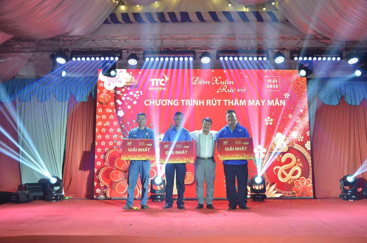 TTC IR TỔ CHỨC TIỆC TẤT NIÊN 2024 – RẠNG RỠ CHÀO XUÂN ẤT TỴ 2025 - Công Ty CP Khu Công Nghiệp Thành Thành Công (TTC IZ) TTC IR TỔ CHỨC TIỆC TẤT NIÊN 2024 – RẠNG RỠ CHÀO XUÂN ẤT TỴ 2025 - Công Ty CP Khu Công Nghiệp Thành Thành Công (TTC IZ)