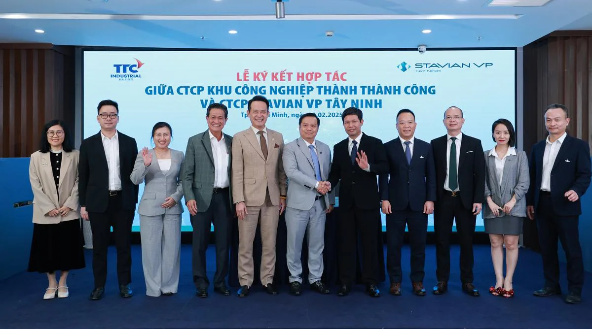 TTC IZ cho Stavian VP Tây Ninh thuê lại quyền sử dụng đất và thuê cơ sở hạ tầng với tổng diện tích là gần 83.000 m2 - Công Ty CP Khu Công Nghiệp Thành Thành Công (TTC IZ) TTC IZ cho Stavian VP Tây Ninh thuê lại quyền sử dụng đất và thuê cơ sở hạ tầng với tổng diện tích là gần 83.000 m2 - Công Ty CP Khu Công Nghiệp Thành Thành Công (TTC IZ)