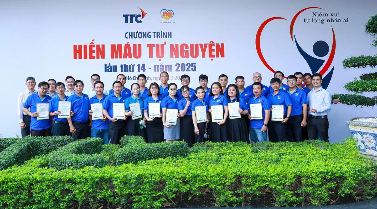 TTC IZ hòa chung nhịp đập tại chương trình hiến máu tình nguyện “Niềm vui từ lòng nhân ái”