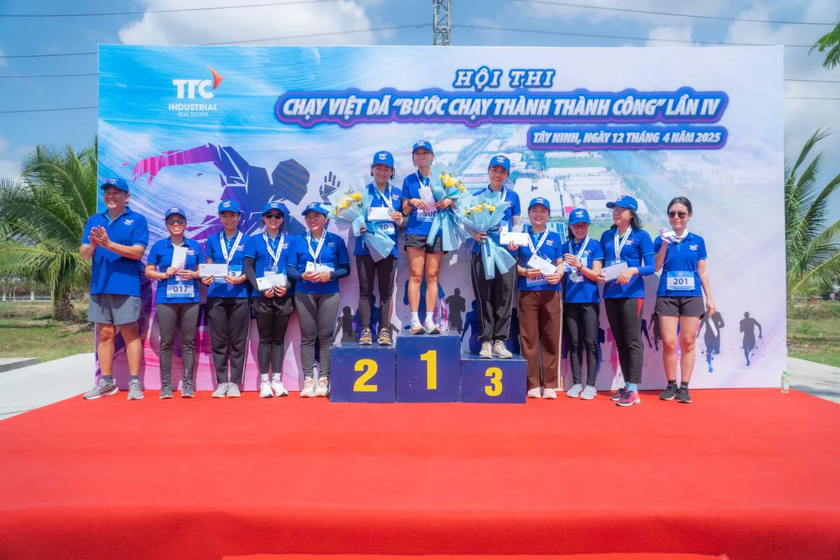 HỘI THI CHẠY VIỆT DÃ “BƯỚC CHẠY THÀNH THÀNH CÔNG” LẦN IV NĂM 2025 - Công Ty CP Khu Công Nghiệp Thành Thành Công (TTC IZ)