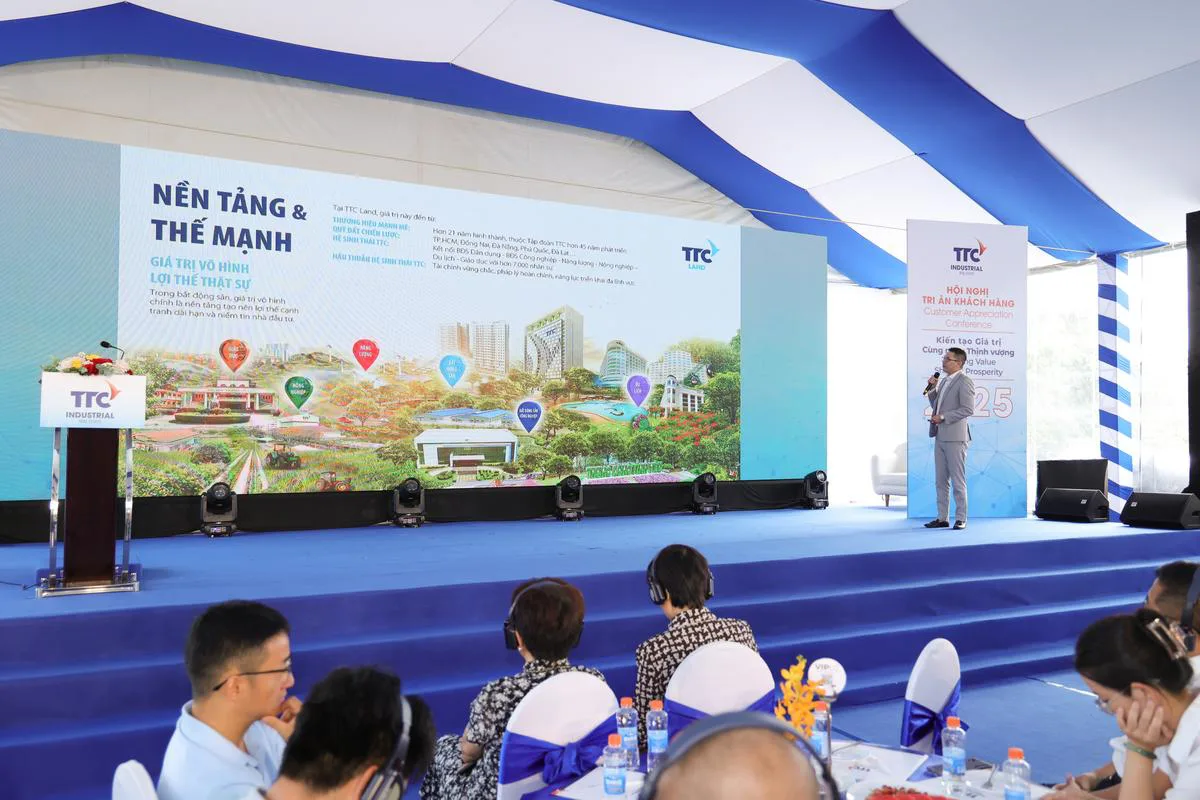 TTC IZ NÂNG TẦM VỊ THẾ QUA SỰ KIỆN TRI ÂN KHÁCH HÀNG 2025 - Công Ty CP Khu Công Nghiệp Thành Thành Công (TTC IZ) TTC IZ NÂNG TẦM VỊ THẾ QUA SỰ KIỆN TRI ÂN KHÁCH HÀNG 2025 - Công Ty CP Khu Công Nghiệp Thành Thành Công (TTC IZ)