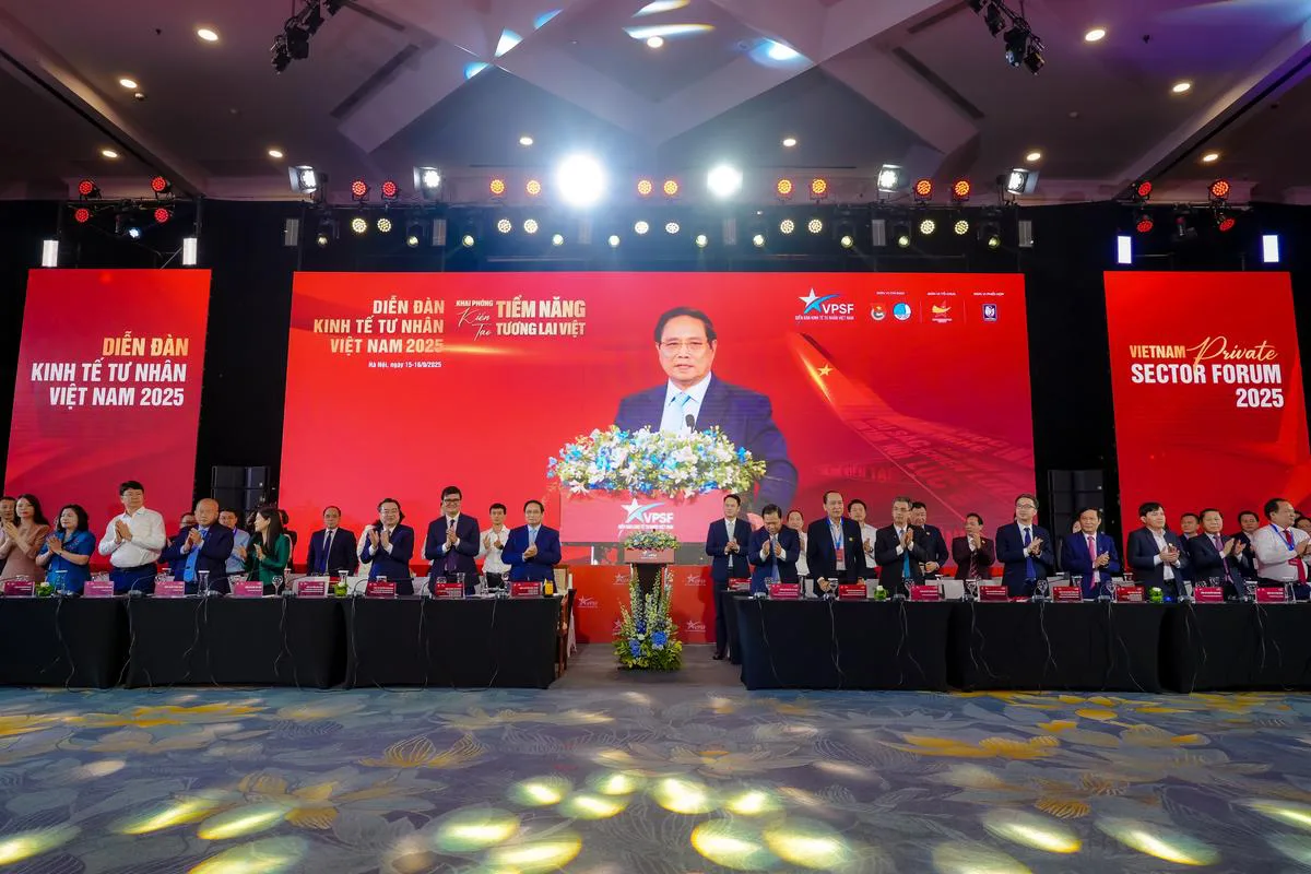 Diễn đàn Kinh tế tư nhân Việt Nam (VPSF) năm 2025 có chủ đề “Khai phóng tiềm năng – Kiến tạo tương lai Việt”