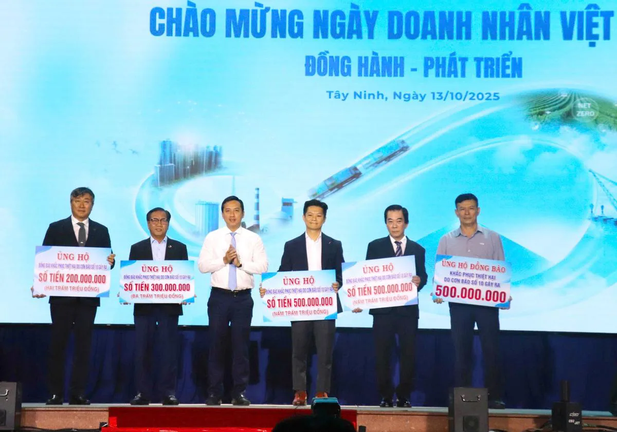 TTC IZ góp sức khắc phục hậu quả bão lũ miền Bắc cùng tỉnh Tây Ninh