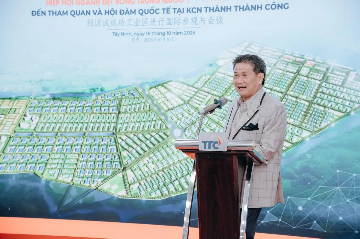 TTC IZ - Điểm đến chiến lược của ngành Dệt May Trung Quốc tại Việt Nam - Công Ty CP Khu Công Nghiệp Thành Thành Công (TTC IZ)