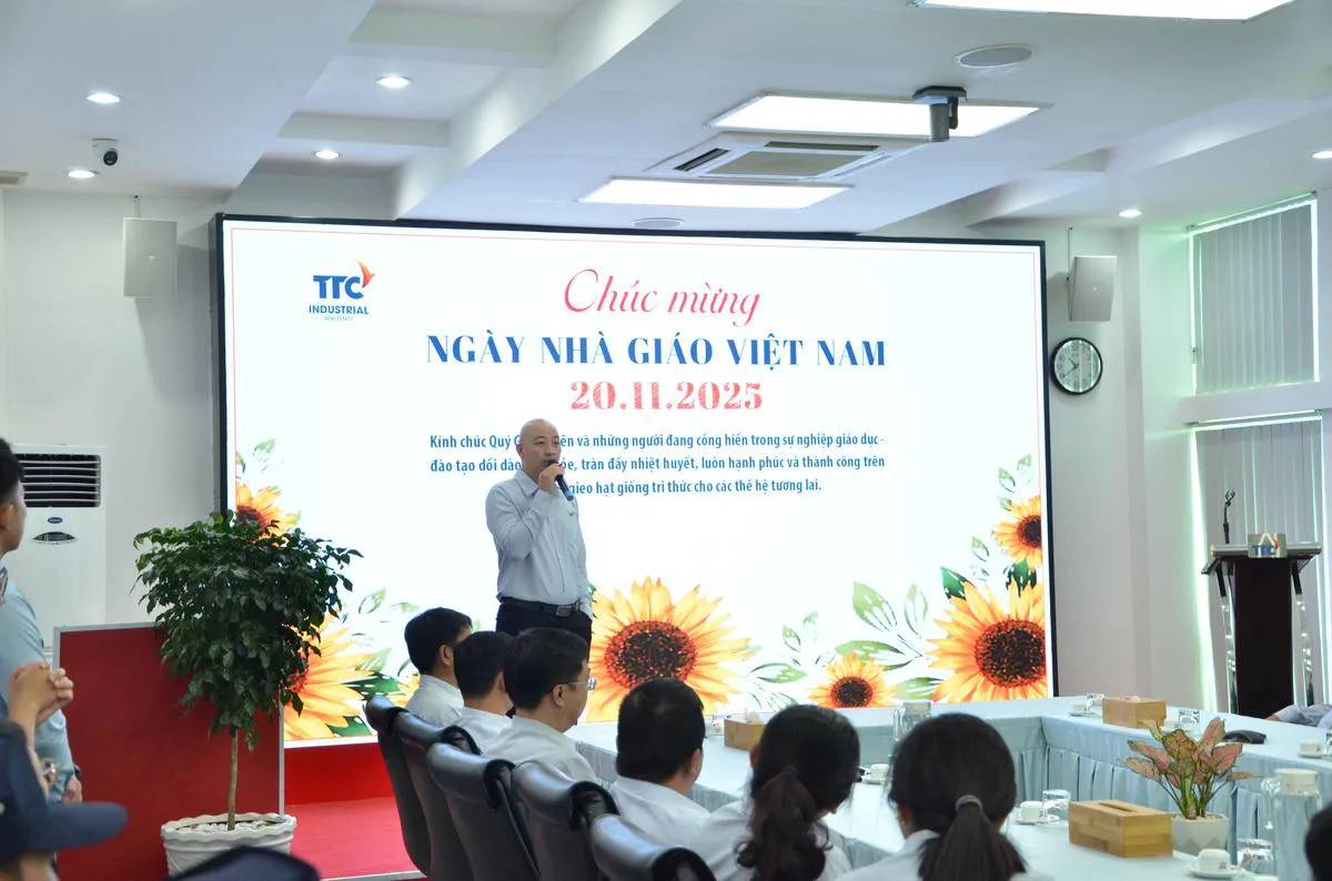 TTC IZ Chúc mừng ngày Nhà giáo Việt Nam 20/11 - Công Ty CP Khu Công Nghiệp Thành Thành Công (TTC IZ)