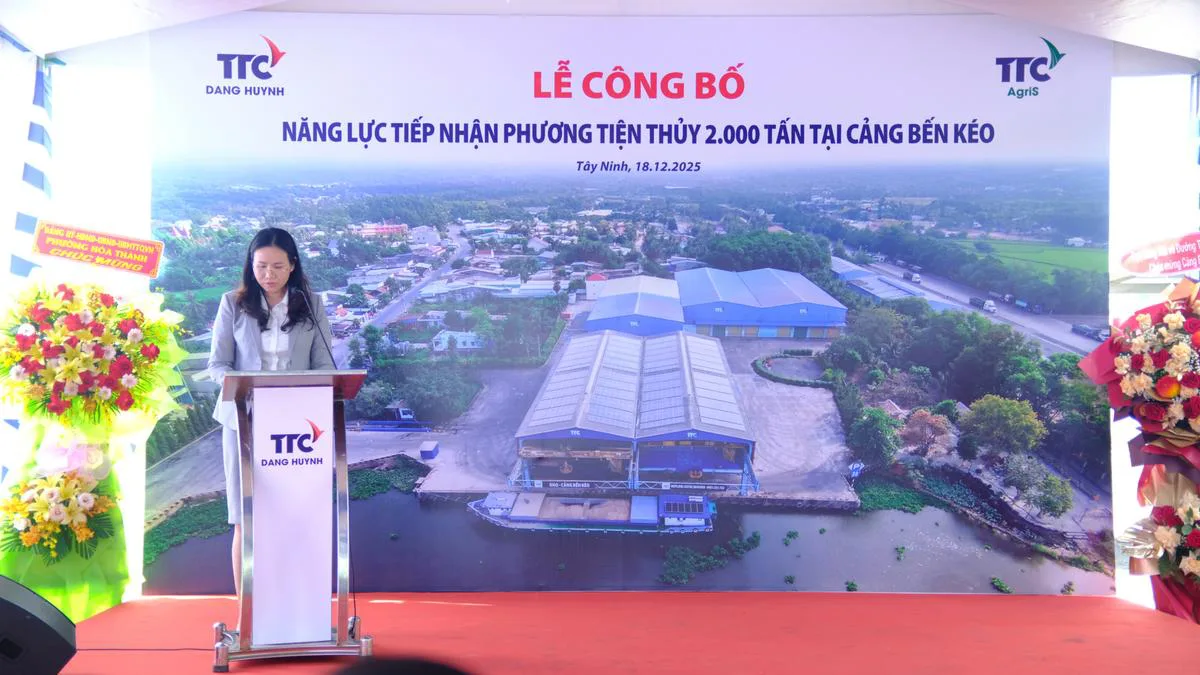 Cảng Bến Kéo chính thức công bố năng lực tiếp nhận phương tiện thủy 2.000 tấn - Công Ty CP Khu Công Nghiệp Thành Thành Công (TTC IZ)