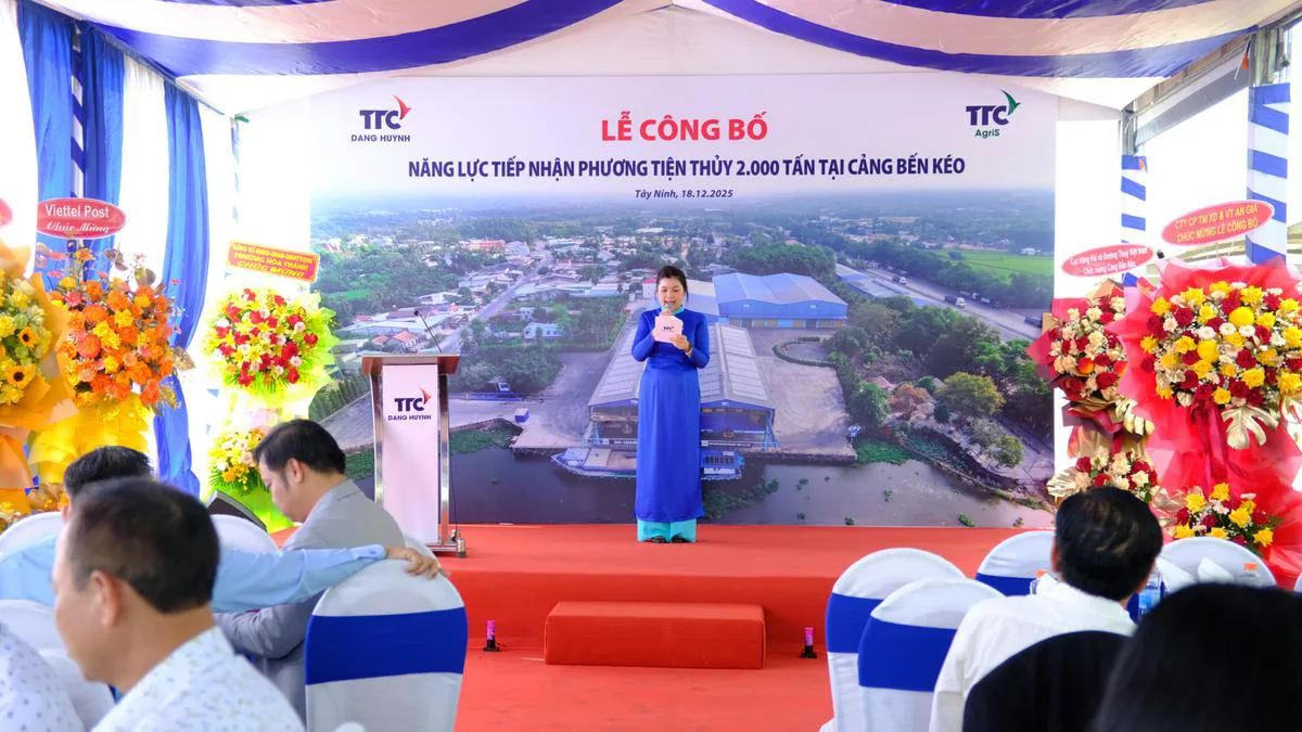 Cảng Bến Kéo chính thức công bố năng lực tiếp nhận phương tiện thủy 2.000 tấn - Công Ty CP Khu Công Nghiệp Thành Thành Công (TTC IZ)