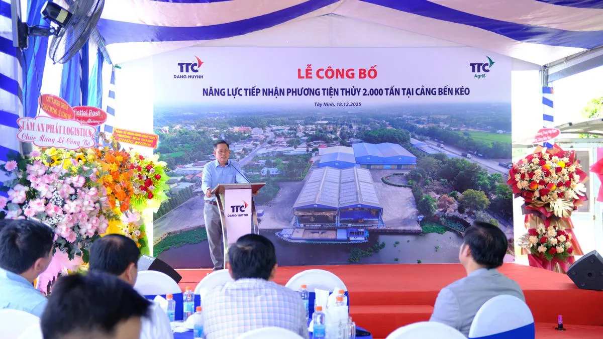 Cảng Bến Kéo chính thức công bố năng lực tiếp nhận phương tiện thủy 2.000 tấn - Công Ty CP Khu Công Nghiệp Thành Thành Công (TTC IZ)