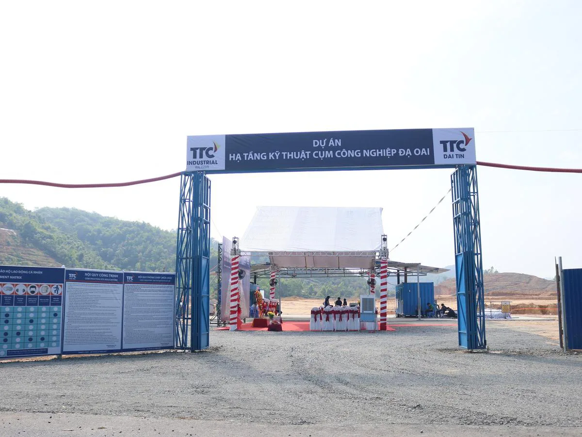 Lễ khởi công Hạ tầng kỹ thuật CCN Đạ Oai, CCN sinh thái – thông minh đầu tiên của xã Đạ Huoai, tỉnh Lâm Đồng - Công Ty CP Khu Công Nghiệp Thành Thành Công (TTC IZ)