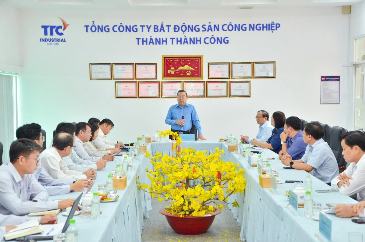 TTC IZ đón tiếp lãnh đạo tỉnh Tây Ninh đến thăm và chúc Tết nhân dịp năm mới 2026