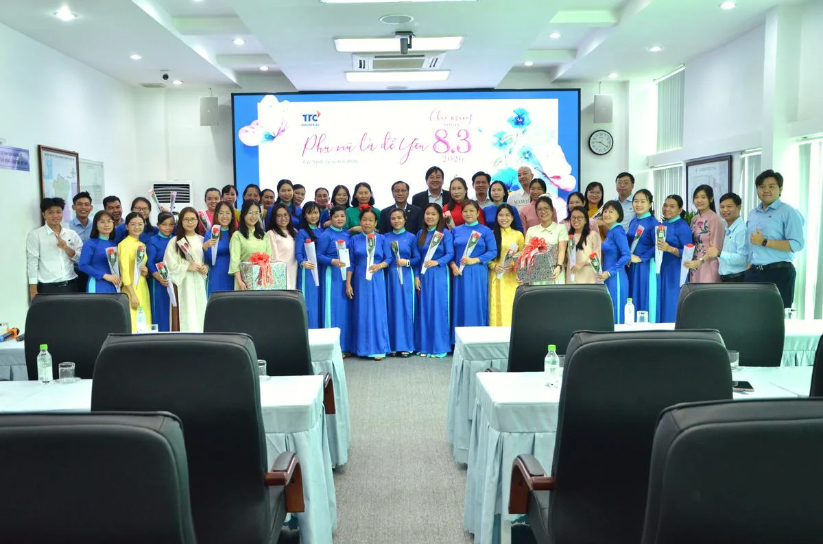 08/3 tại TTC IZ – Khi sự trân trọng trở thành nét đẹp văn hóa - Công Ty CP Khu Công Nghiệp Thành Thành Công (TTC IZ) 08/3 tại TTC IZ – Khi sự trân trọng trở thành nét đẹp văn hóa - Công Ty CP Khu Công Nghiệp Thành Thành Công (TTC IZ)