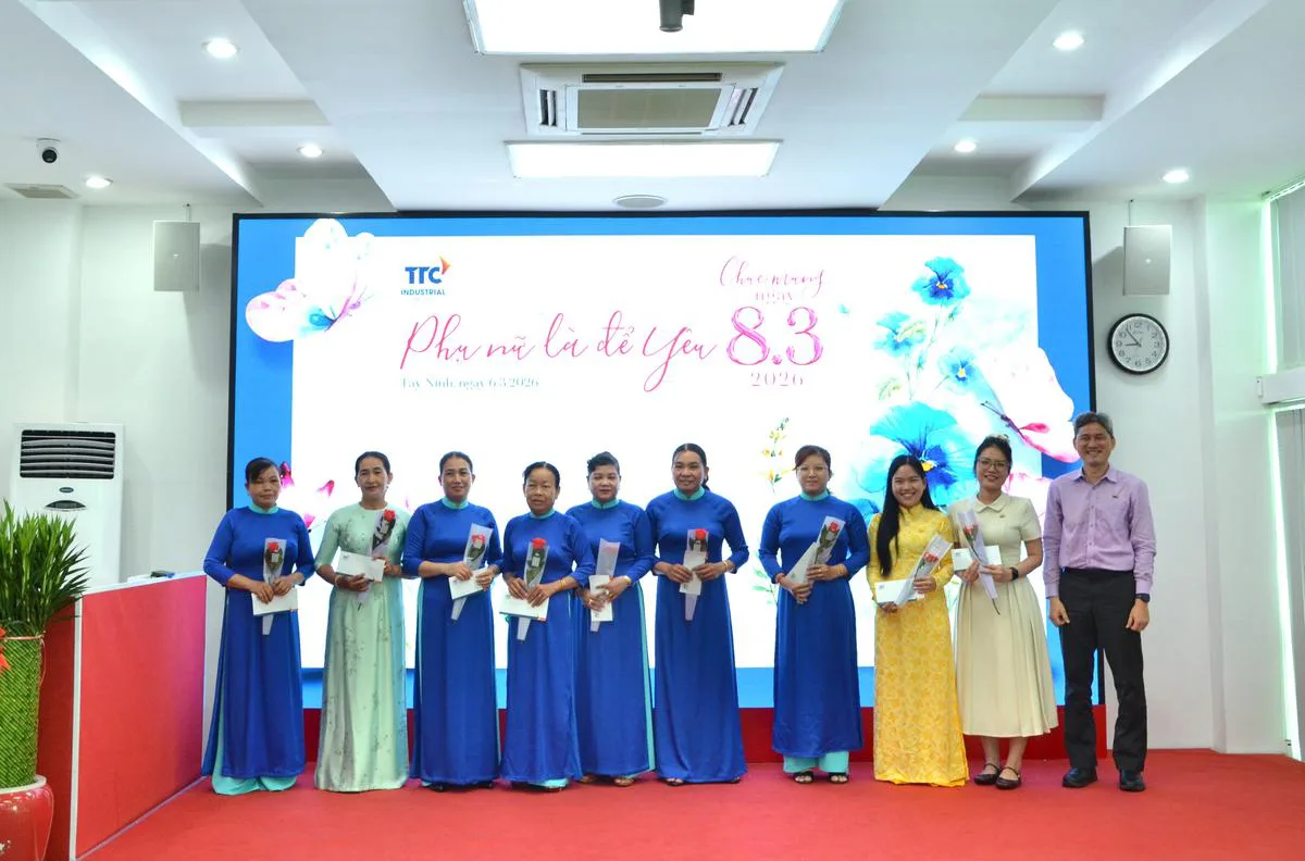 08/3 tại TTC IZ – Khi sự trân trọng trở thành nét đẹp văn hóa - Công Ty CP Khu Công Nghiệp Thành Thành Công (TTC IZ) 08/3 tại TTC IZ – Khi sự trân trọng trở thành nét đẹp văn hóa - Công Ty CP Khu Công Nghiệp Thành Thành Công (TTC IZ)