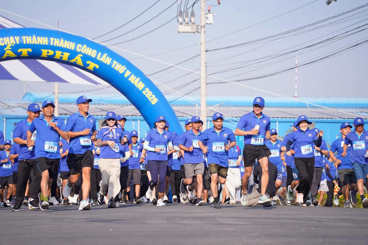 Lan tỏa tinh thần thể thao và lối sống xanh qua hội thi “Bước chạy Thành Thành Công” lần V năm 2026 - Công Ty CP Khu Công Nghiệp Thành Thành Công (TTC IZ)