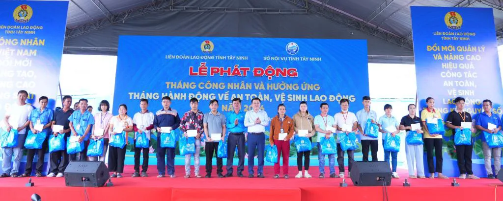 TTC IZ đưa nhà ở xã hội đến gần người lao động tại Lễ phát động Tháng Công nhân 2026 - Công Ty CP Khu Công Nghiệp Thành Thành Công (TTC IZ)