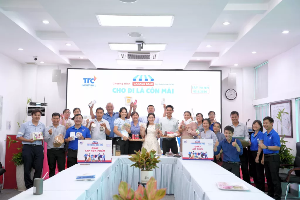 TTC IZ lan tỏa văn hóa nhân văn qua chương trình Garage Sale 2026  - Công Ty CP Khu Công Nghiệp Thành Thành Công (TTC IZ)