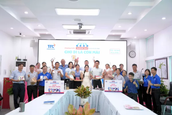 TTC IZ lan tỏa văn hóa nhân văn qua chương trình Garage Sale 2026  - Công Ty CP Khu Công Nghiệp Thành Thành Công (TTC IZ)