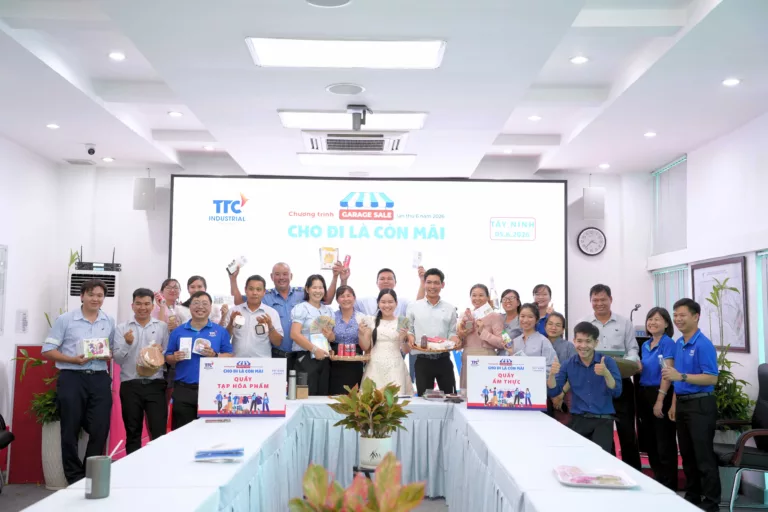 TTC IZ lan tỏa văn hóa nhân văn qua chương trình Garage Sale 2026  - Công Ty CP Khu Công Nghiệp Thành Thành Công (TTC IZ)