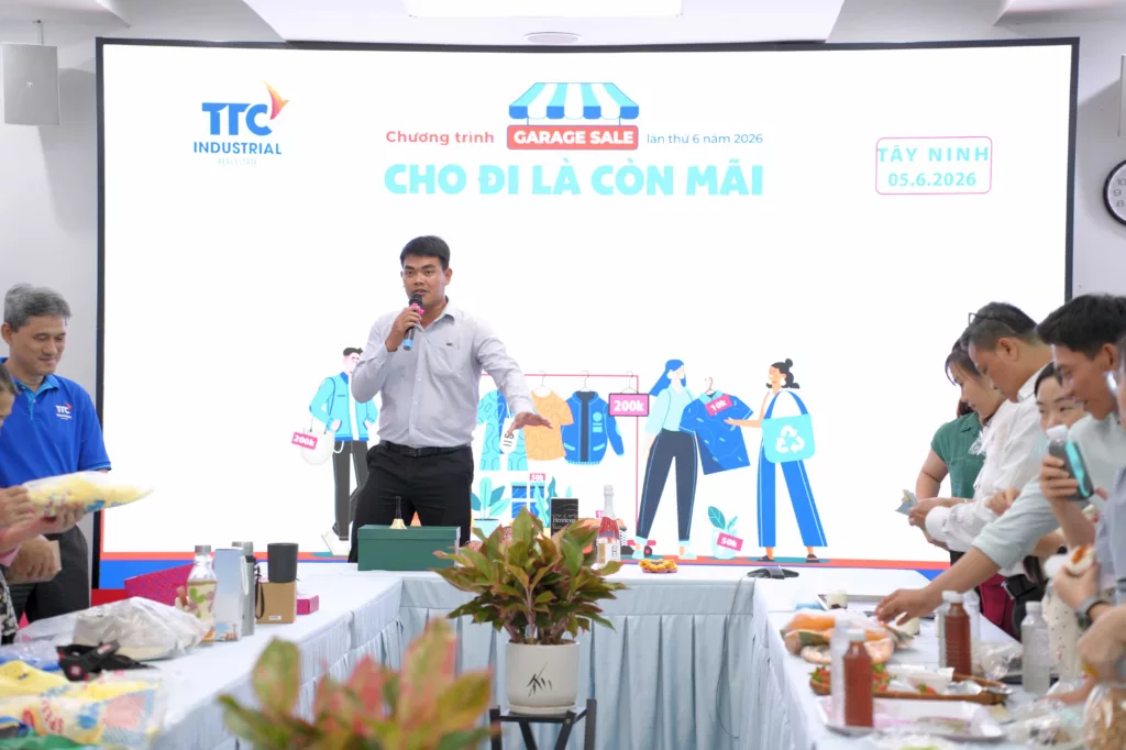 TTC IZ lan tỏa văn hóa nhân văn qua chương trình Garage Sale 2026  - Công Ty CP Khu Công Nghiệp Thành Thành Công (TTC IZ)