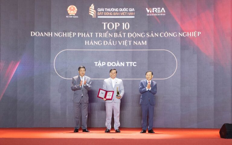 TTC Group - Vị thế dẫn dắt Top 10 BĐS Công nghiệp Việt năm 2026 - Công Ty CP Khu Công Nghiệp Thành Thành Công (TTC IZ)