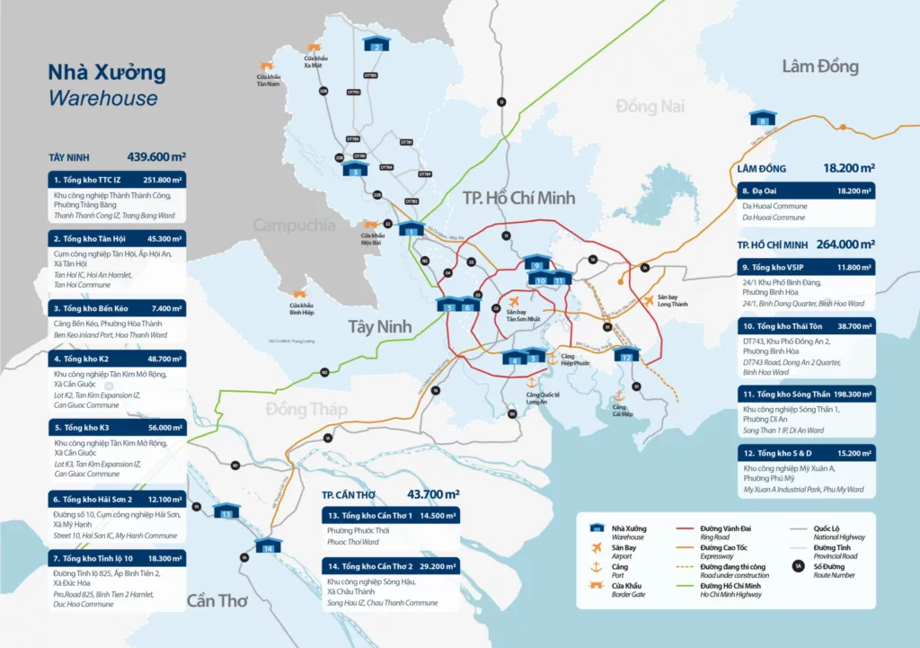 Kho Vận - Công Ty CP Khu Công Nghiệp Thành Thành Công (TTC IZ)